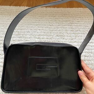 Vintage Y2K black patten leather Gucci bag